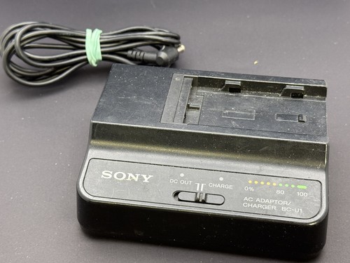 Sony c adapter charger - bc-u1, a/c