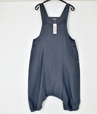 KEKOO navy cotton harem/nappy