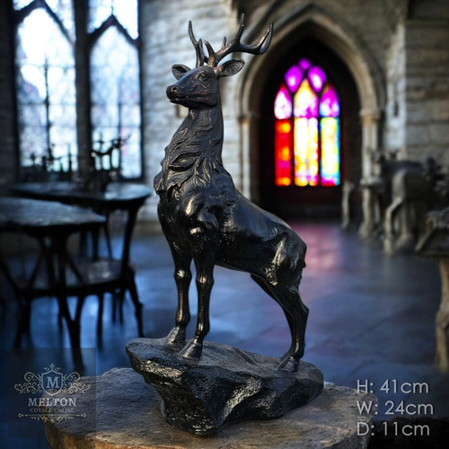 Stag plinth deer ornament - stag,