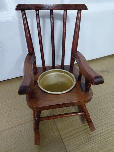 Vintage miniature wooden - miniature,