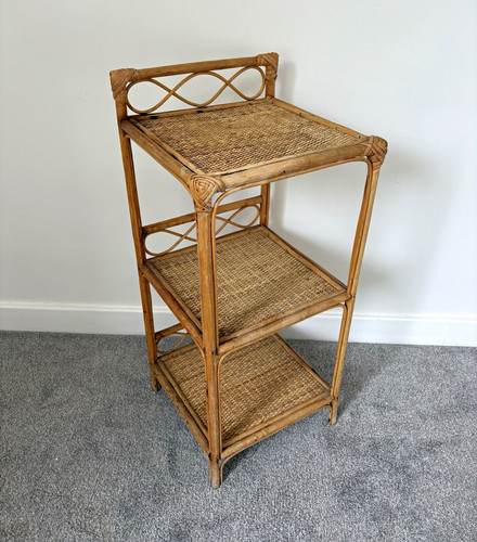 Vintage bamboo rattan - bamboo, 3