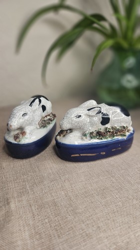 Staffordshire antique pair - antique,