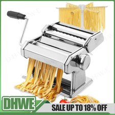 5 IN 1 STAINLESS STEEL PASTA LASAGNE SPAGHETTI TAGLIATELLE RAVIOLI MAKER MACHINE