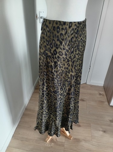 Women satin skirt - , nutmeg