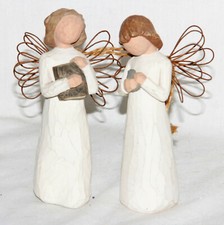 Willow Tree Ornament Figurines Angels of Knowledge & Healing -  FREE SHIPPING