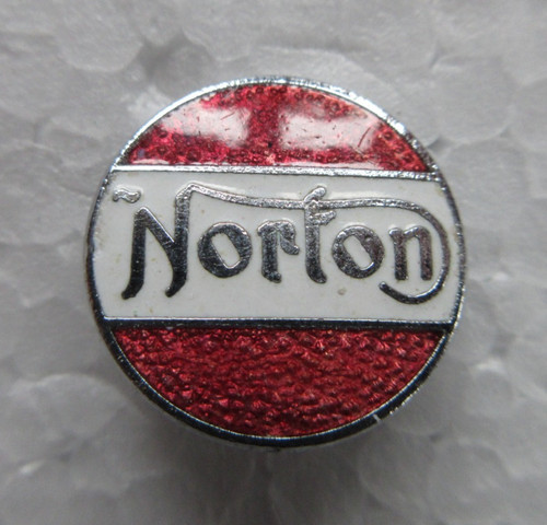 Vintage norton enamel - norton, badge