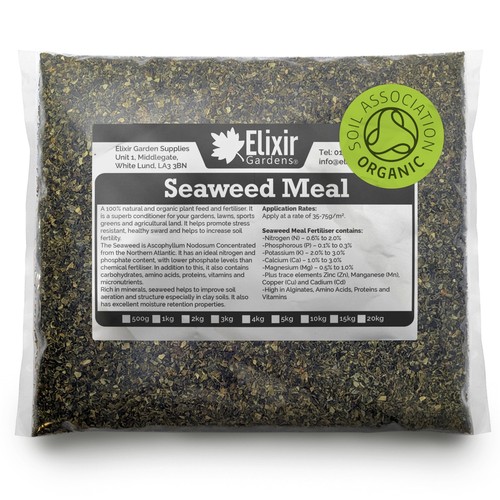 Seaweed meal bags tubs - seaweed,