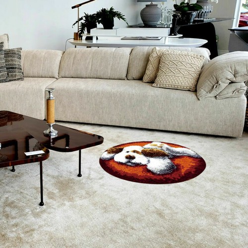 Large latch hook rug kit - latch,