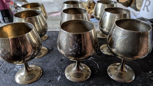 Vintage silver plated - plated, brandy