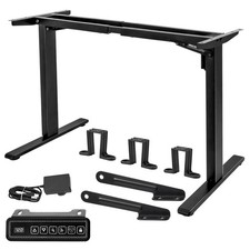 Electric Height-adjustable Sit-stand Desk/ Standing Table Frame for 1-1.8M Pane