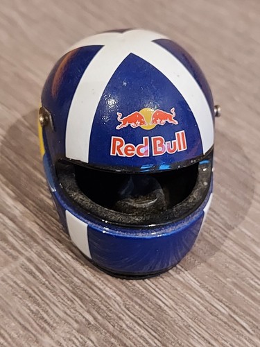 Miniature red bull - red, helmet