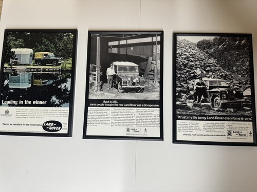 Framed print land - print, rover