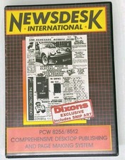 Amstrad PCW Disk Newsdesk International DTP Publishing RARE
