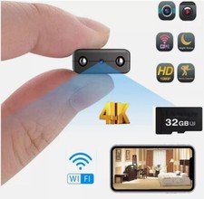 Mini Camara Oculta De Seguridad Espia WiFi 1080P Inalambrica Con Audio y Video