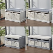 Wooden Hallway Bench Seat 3/6