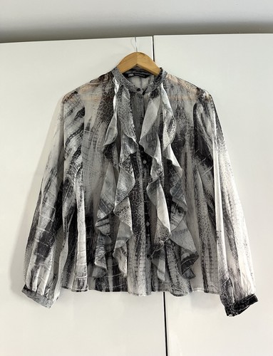 Zara grey and black snake - grey,
