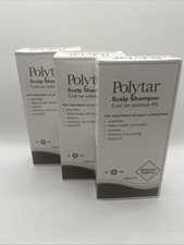 x3 Polytar Scalp Coal Tar
