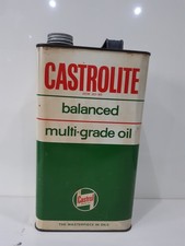Vintage Oil Can Castrolite 20w