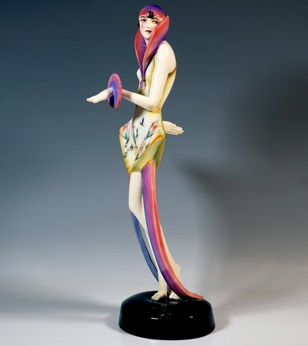 Goldscheider art deco - deco, dancer