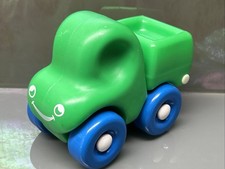 Little Tikes Toddler's First Wheels Chunky Green Dump Truck 1980's, Vintage