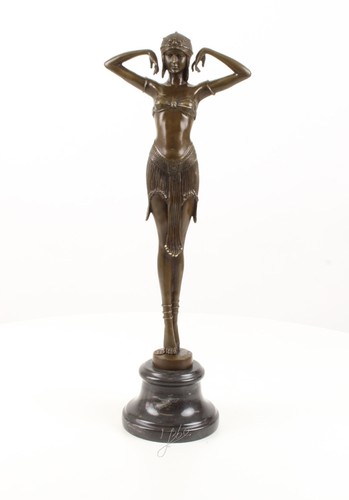 Bronze sculpture scarab - scarab, dancer