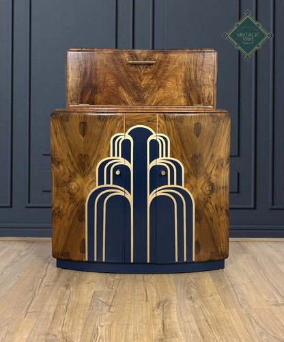 Art deco cocktail cabinet - deco,
