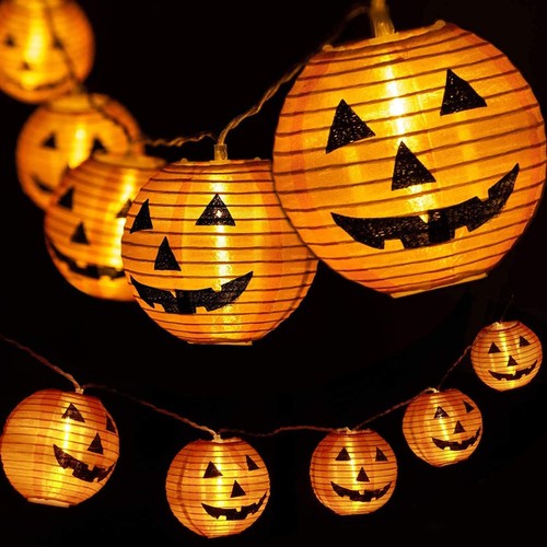 Halloween string lights - halloween,