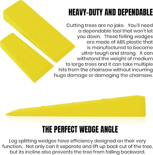 Pack tree felling wedges - pack,