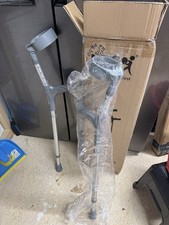 NRS Healthcare Double Elbow Crutches P23385 Comfortable Handle RRP £35