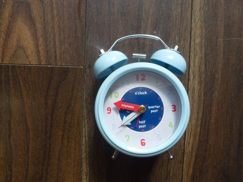 Alarm clock kid teaching - clock,