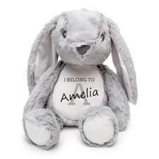 Personalised Bunny Rabbit Plushie | Easter Bunny Rabbit Soft Toy Teddy