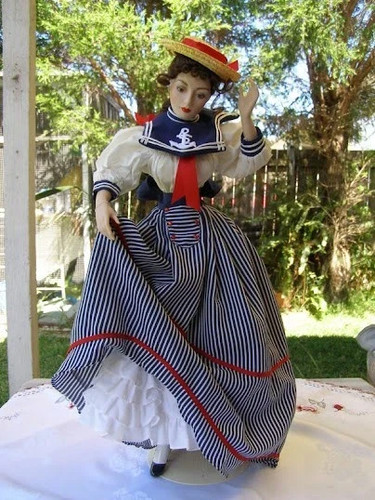 Franklin mint porcelain doll - franklin,