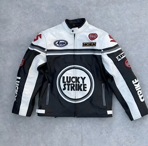 Vintage real cowhide men lucky - real,