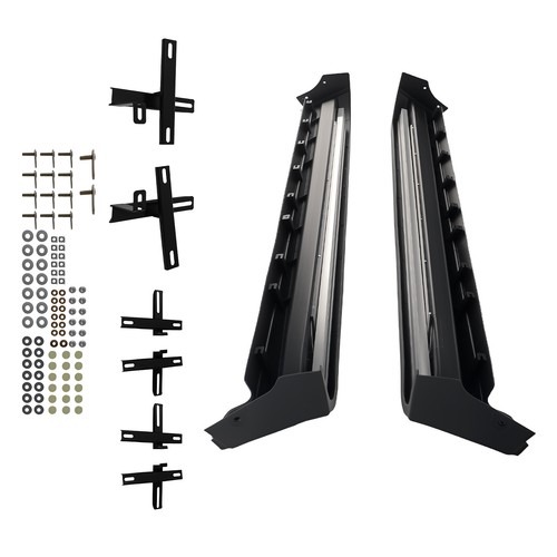 Aluminium side steps - aluminium,