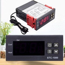 12V/110-220V STC-1000  LCD Digital Temperature Controller Thermostat with Sensor