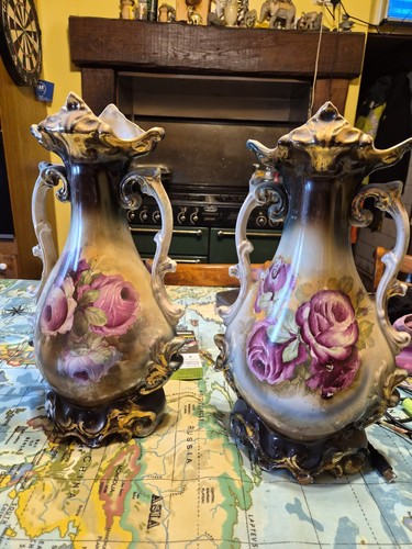 Antique ceramic mantle - antique,