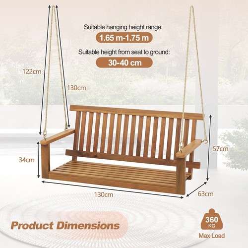 Outdoor porch swing bench - bench, 2