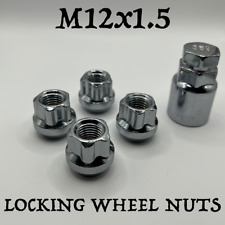 Locking Wheel Nuts M12x1.5 Open (Zinc) For Honda Odyssey Prelude S2000 Shuttle