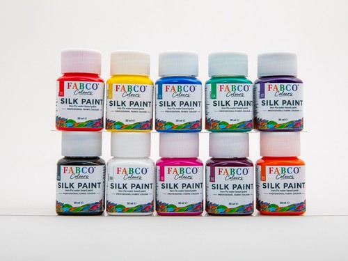 Silk fabric paints - paints, 10