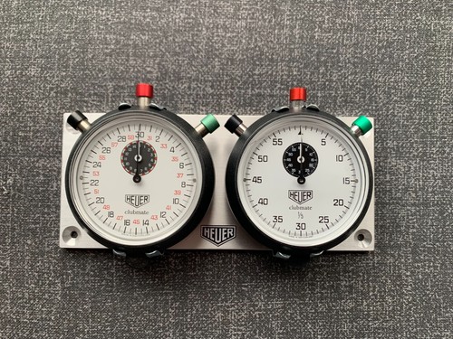 Heuer clubmate stopwatch rally - heuer,