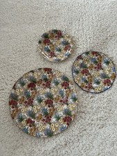 Royal Winton  Grimwades Marguerite Chintz Plates Three
