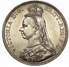 1887 Crown NGC MS61 - Victoria British Silver Coin *478