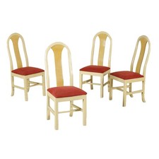 Group of 4 Vintage Chairs Italy 1950s