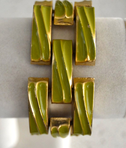 Wide gate link bracelet - wide,