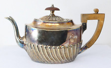 Oval Silver Plated Teapot With