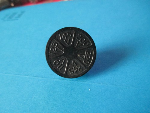 Vintage voltage selector - selector, plug.