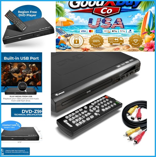 Region free hdmi dvd - region, player