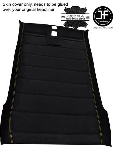 Yellow stitch roof headliner - yellow,