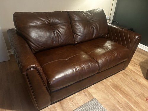 And piecebrown leather - and,