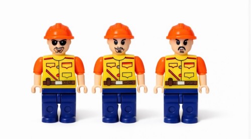 Construction worker mini - construction,